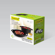 Troškinimo puodas+Grill keptuvė MAESTRO MR 4124 - Image 3