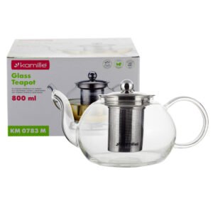 Kamille KM 0783 M stiklinis arbatinukas 800ml