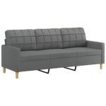 Sofa vidaXL, pilka