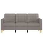 Sofa vidaXL, pilka, aksominė