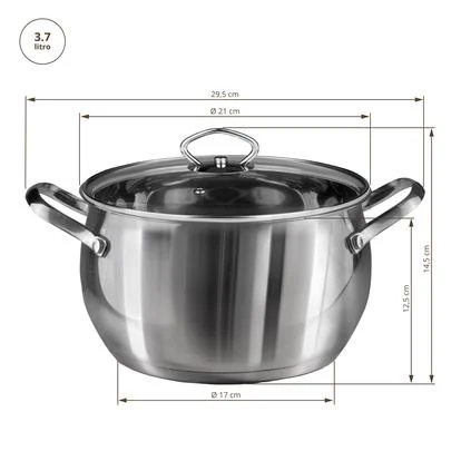 Puodas Domoletti Apple Shape, 20 cm, 3.7 l - Image 2