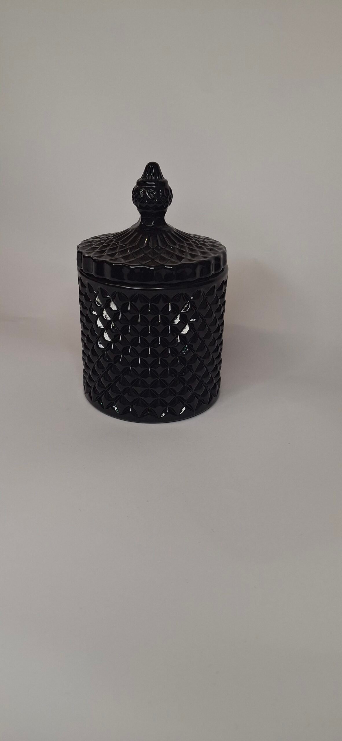 Žvakė kvepianti stikle 150g. Glamorous Hematite - Image 2