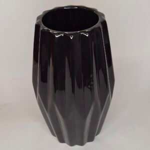 Keramikinė vaza 25cm juoda